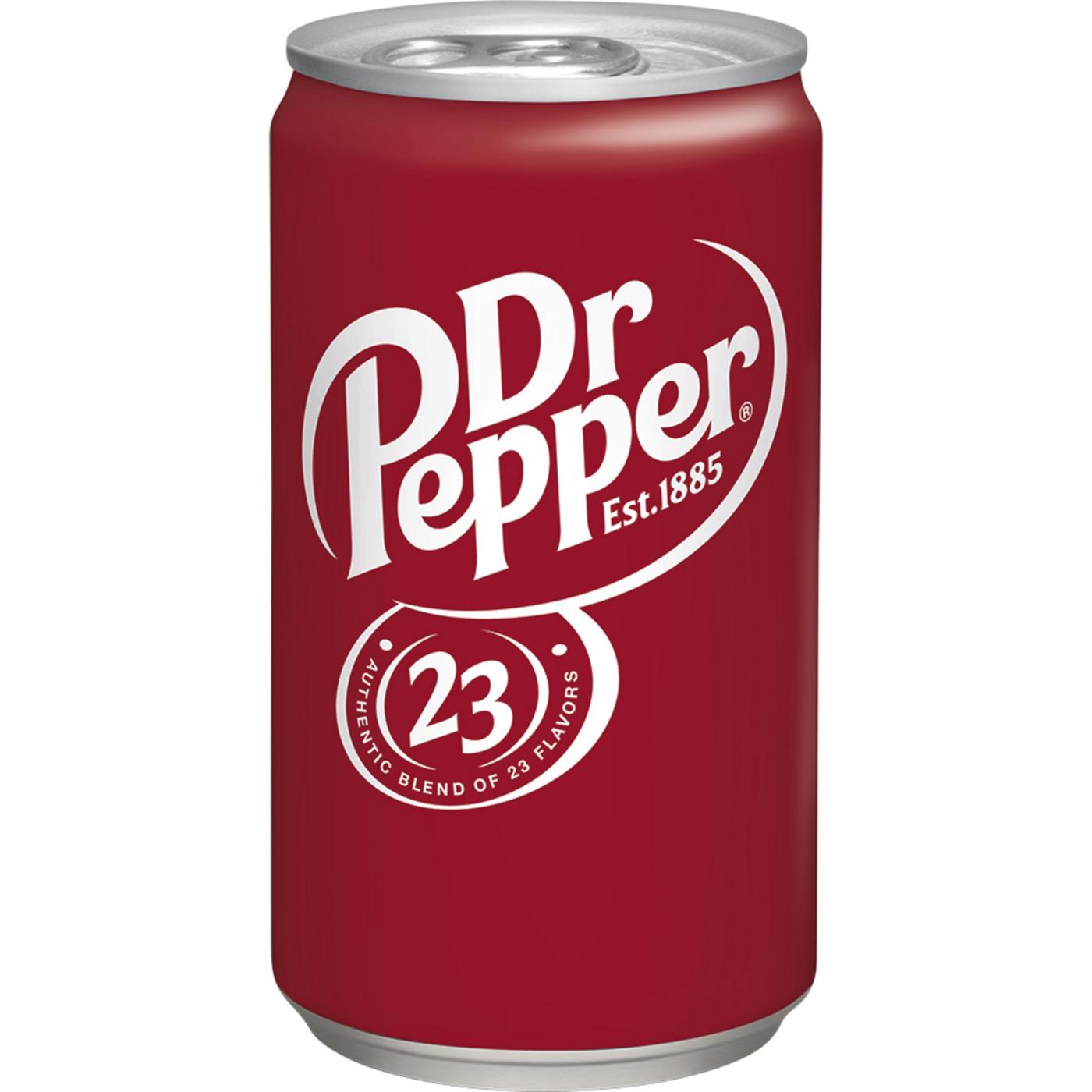 Dr Pepper Soda Mini 7.5 oz Cans; image 2 of 7