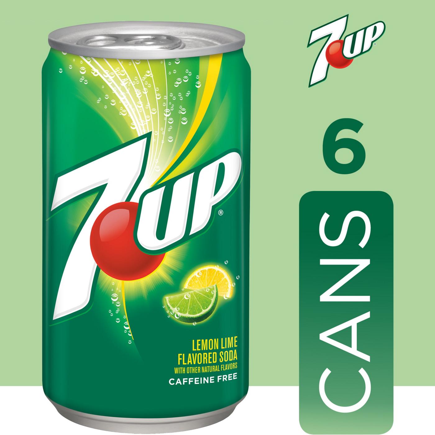 7UP Lemon Lime Soda 7.5 oz Cans; image 4 of 6