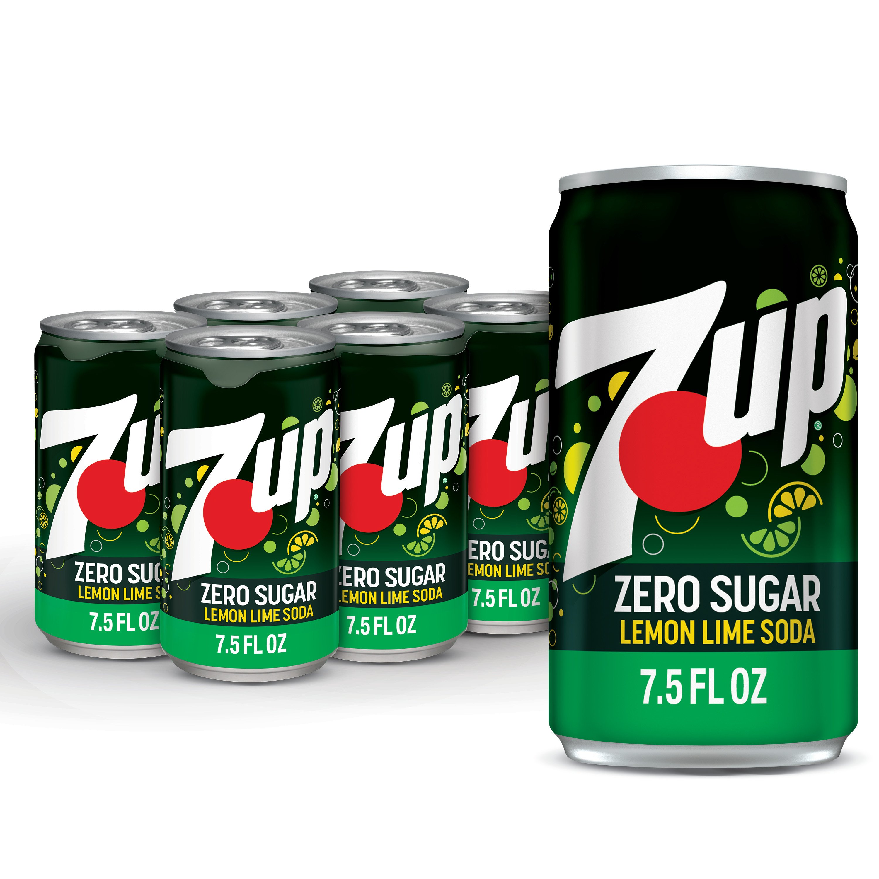 7UP Diet Soda 7.5 oz Cans - Shop Soda at H-E-B