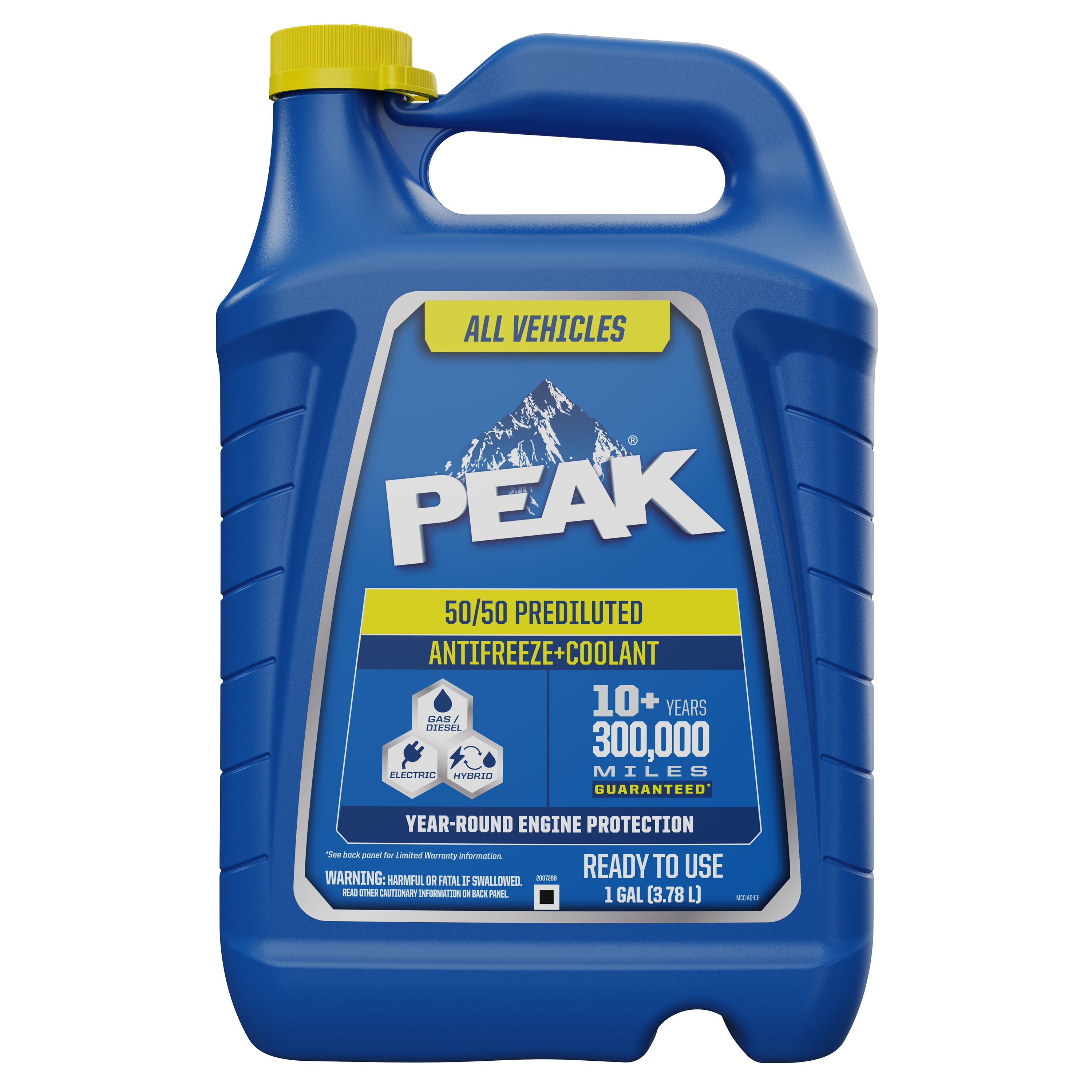 Peak Long Life 50/50 Antifreeze and Coolant Shop Motor oil & fluids