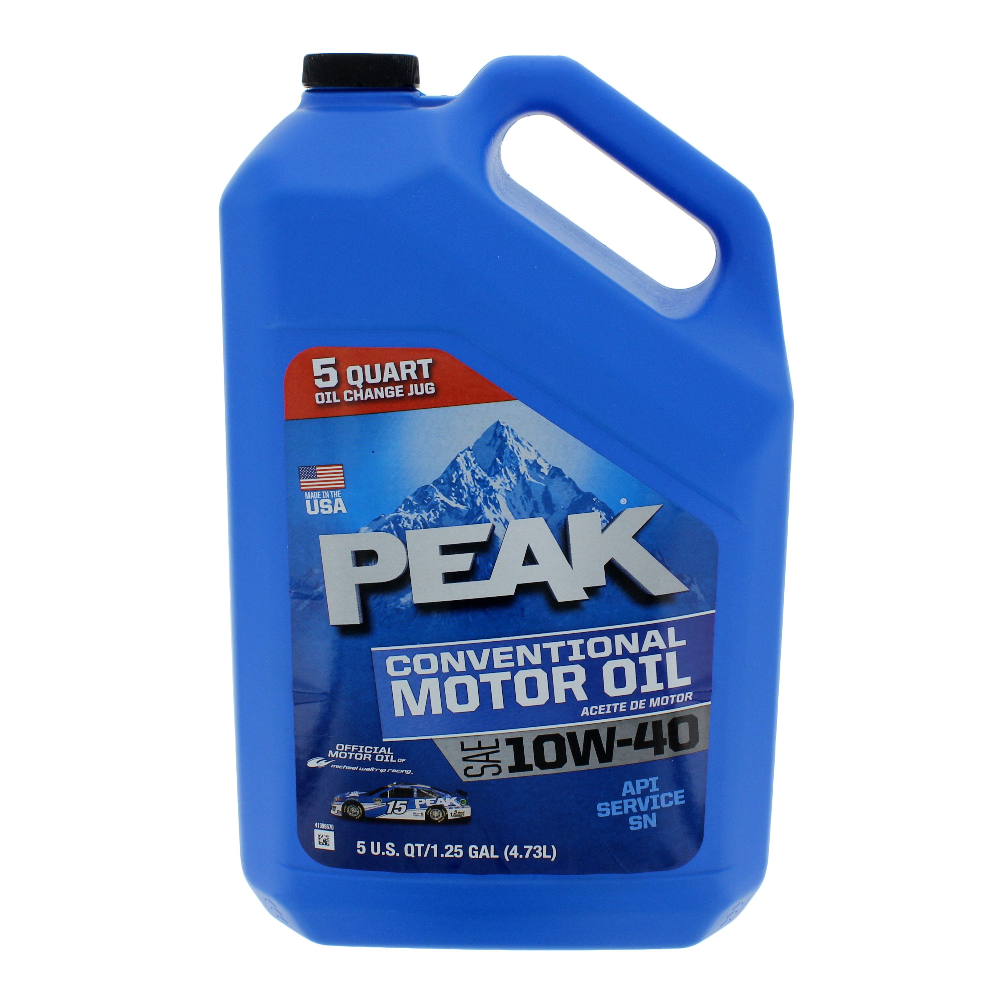 Peak 10W40 Conventional Motor Oil Shop Motor Oil & Fluids at HEB