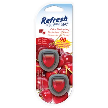 Refresh Your Car Mini Diffusers - Very Cherry, 2 pk