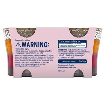 Glade 2 in 1 Vanilla Passion Fruit & Hawaiian Breeze Candles, 2 ct