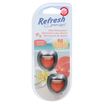 Refresh Your Car Mini Diffusers - Hawaiian Sunrise, 2 pk