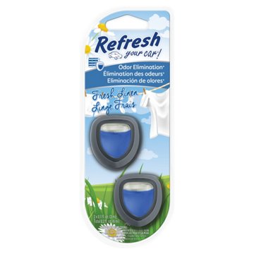 Refresh Your Car! Mini Diffusers - Fresh Linen, 2 pk