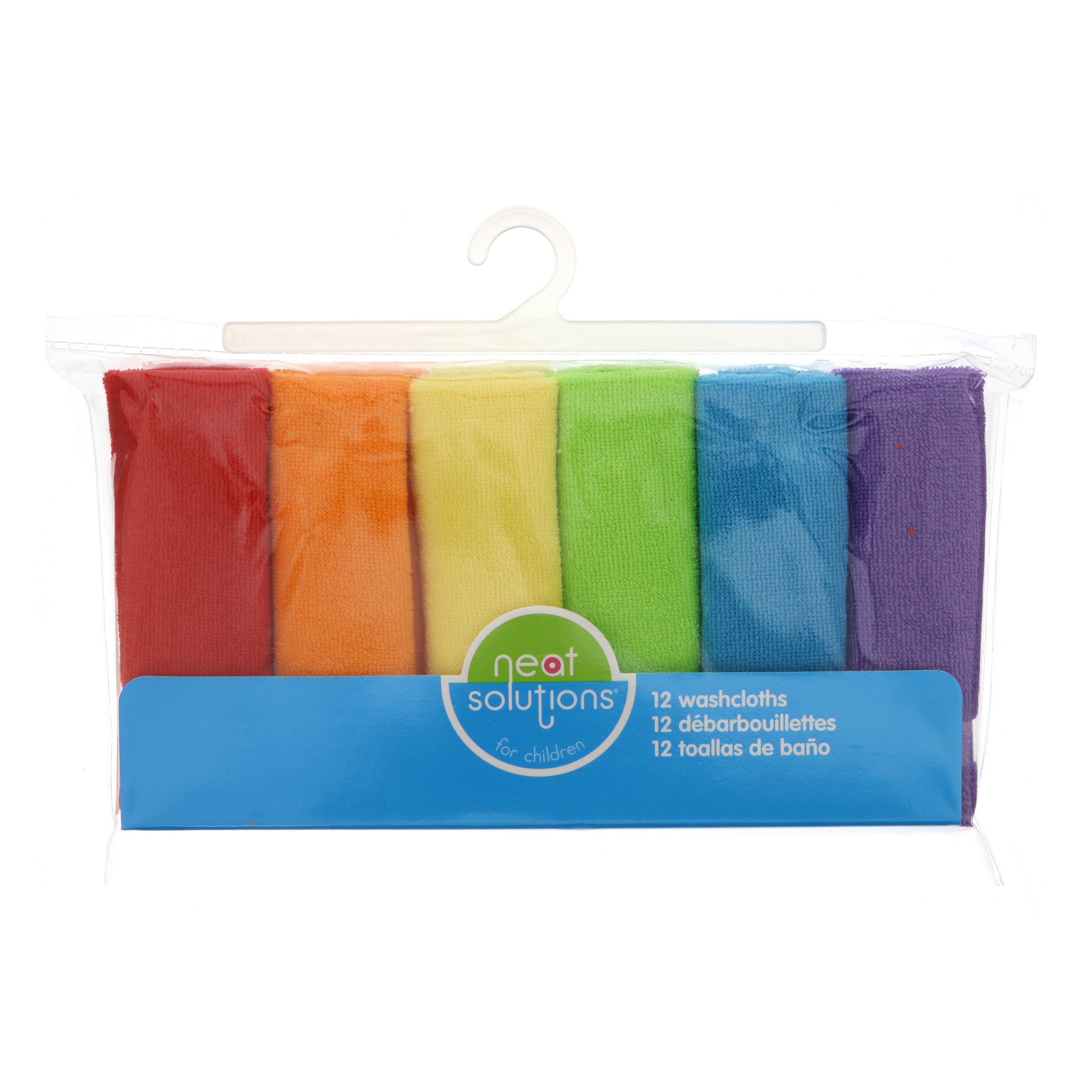 Neat Solutions 12 Pack Solid Bright Knit Terry Washcloth Set - Shop Towels  & Robes at H-E-B