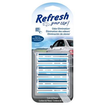 Refresh Your Car Vent Sticks - New Car & Cool Breeze, 6 pk