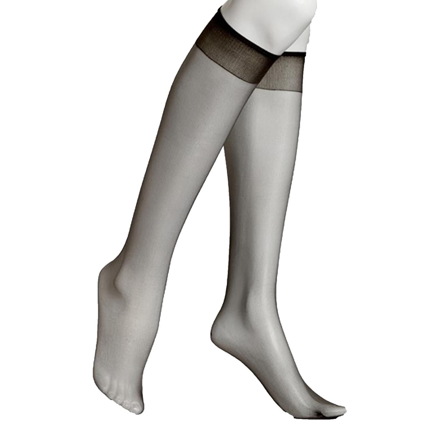 No Nonsense Knee High Comfort Top, Sheer Black Shop Socks & Hose at HEB