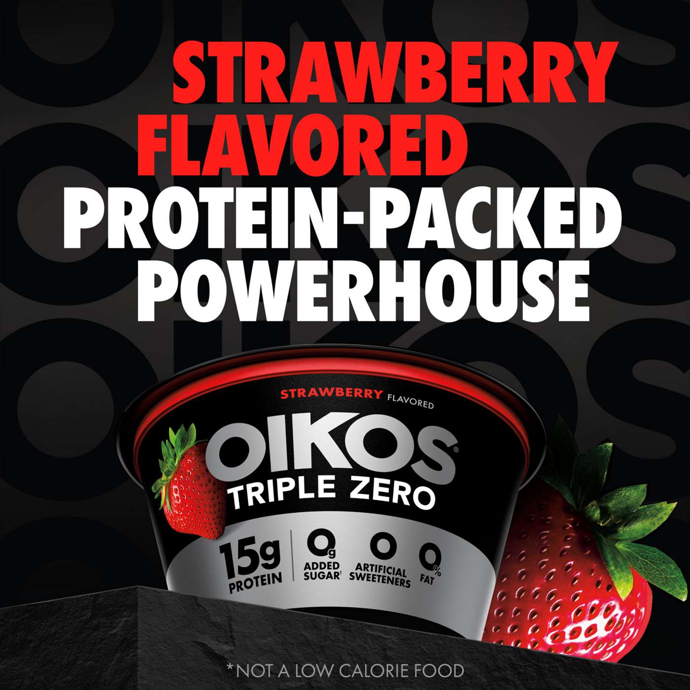 Oikos Triple Zero Greek Yogurt Strawberry 15G Protein, Sugar Free; image 2 of 8