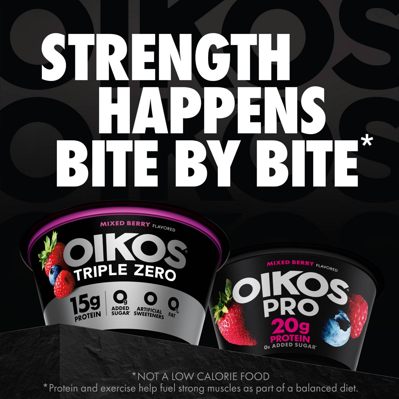 Oikos Triple Zero 15g Protein Sugar Free Blended 4 pk Greek Yogurt -  Mixed Berry; image 8 of 9