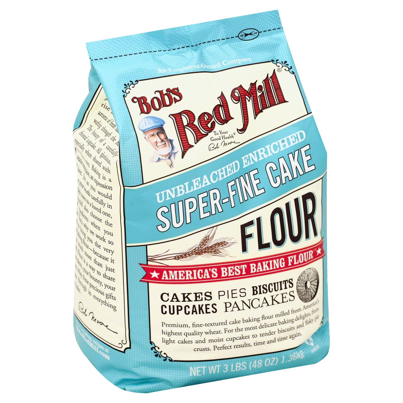 Bob S Red Mill Unbleached Super Fine Cake Flour Shop Flour At H E B