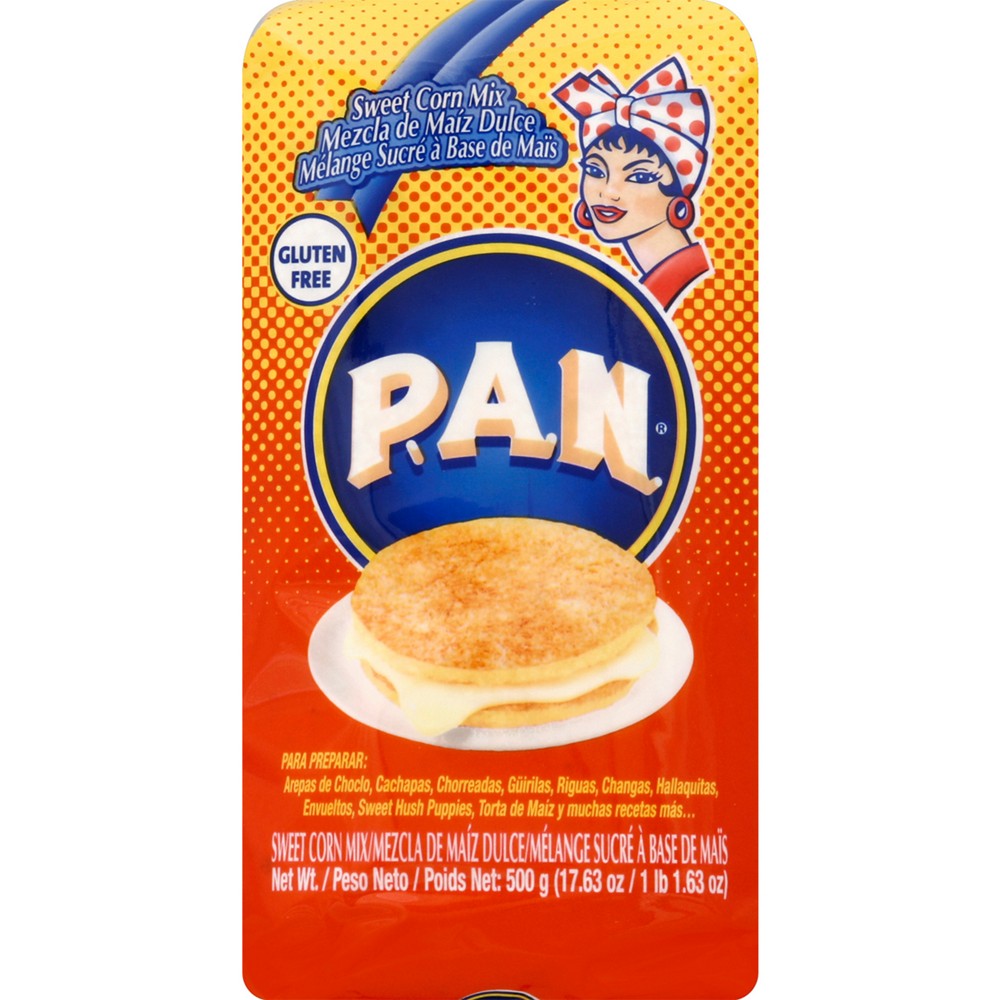 P.a.n P.A.N. Sweet Corn Pancakes Mix 1LB — product image