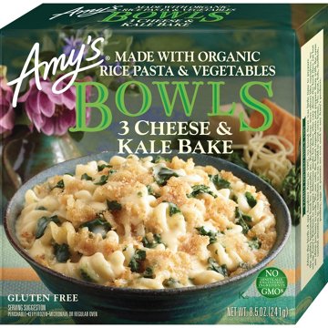 Amy's 17g Protein 3 Cheese & Kale Bake Bowl