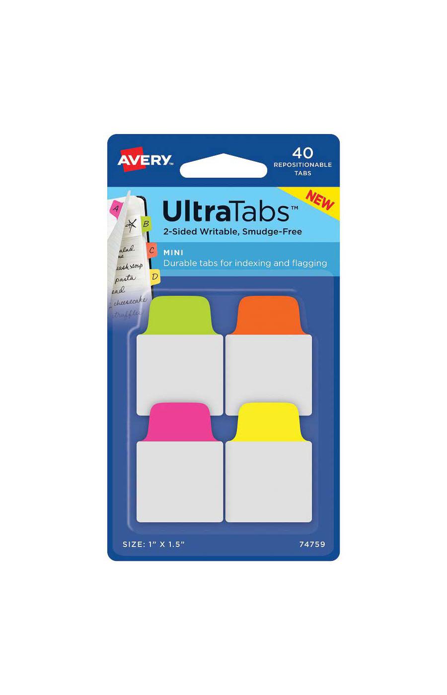 Avery Neon Ultra Tabs; image 1 of 2