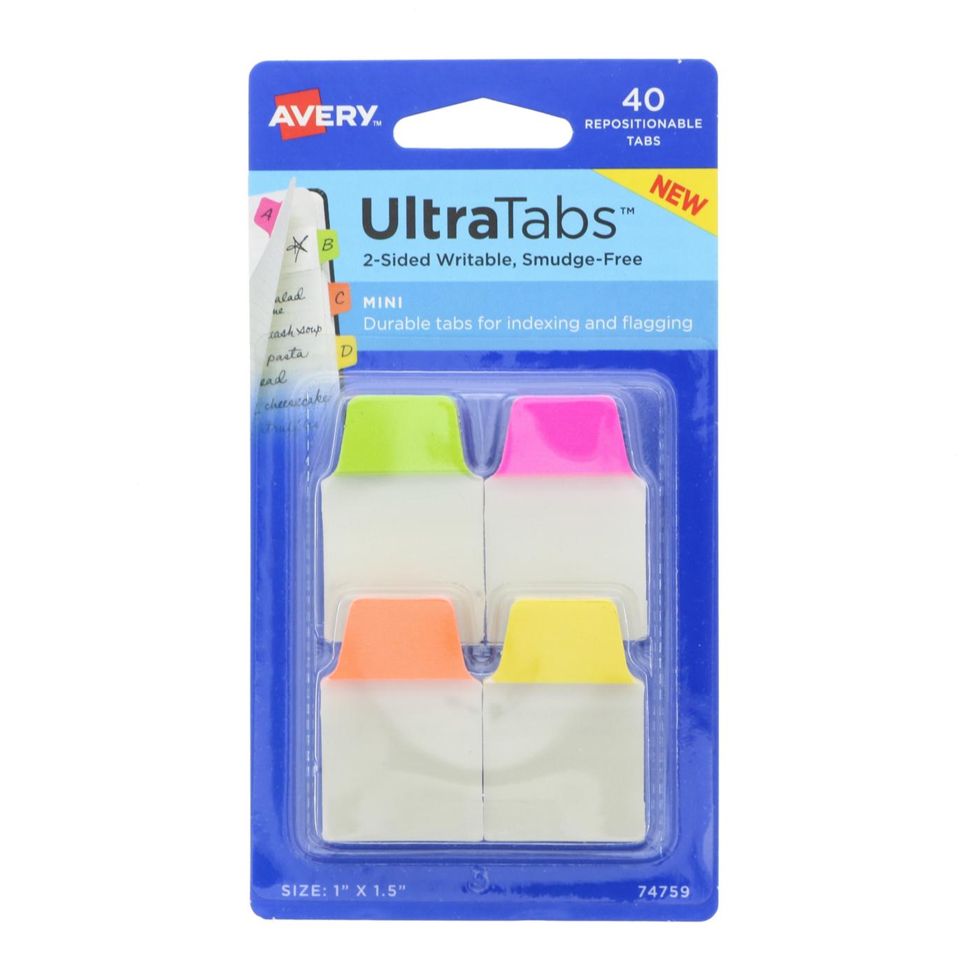 Avery Neon Ultra Tabs; image 2 of 2