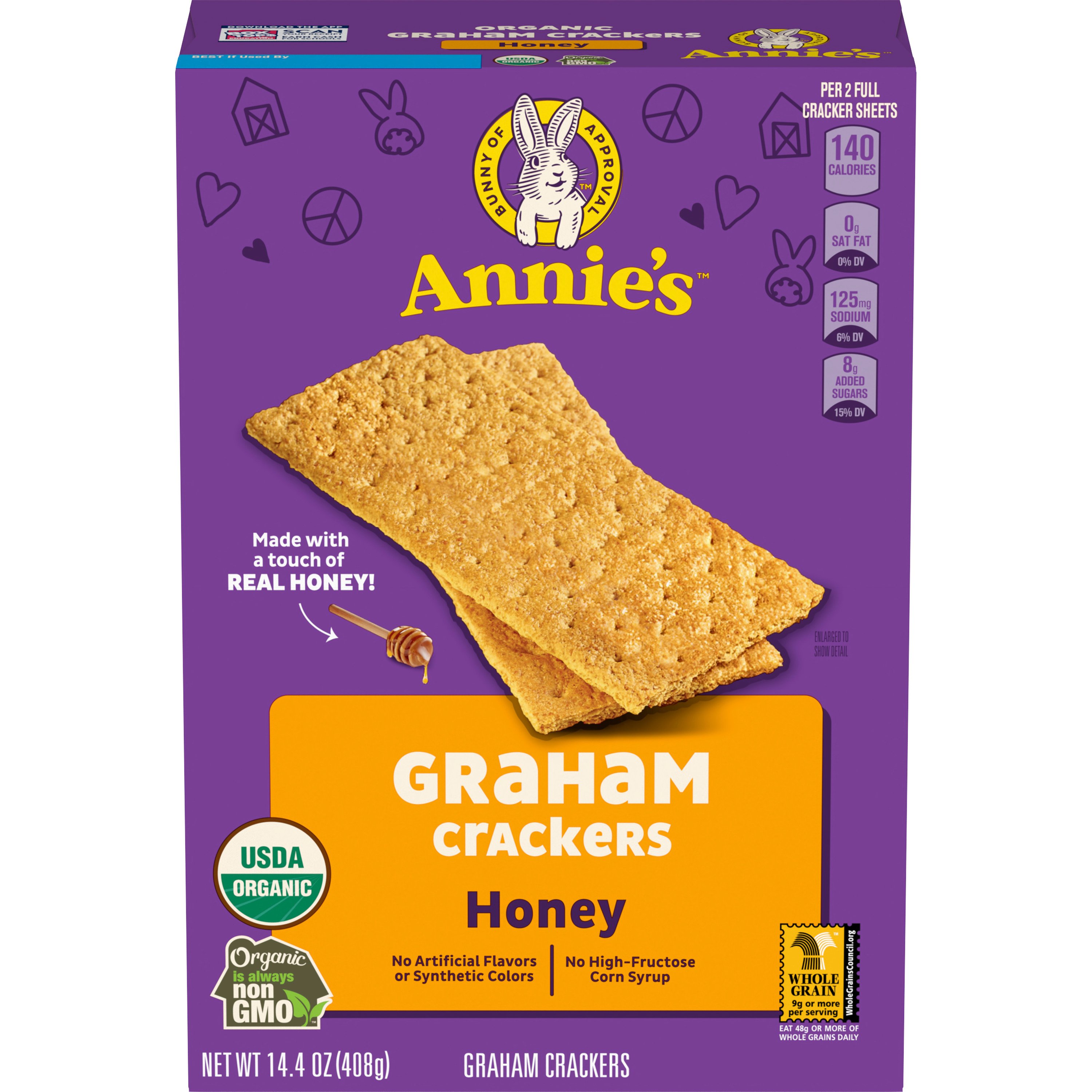 Annie's Organic Honey Graham Crackers Shop Cookies at HEB
