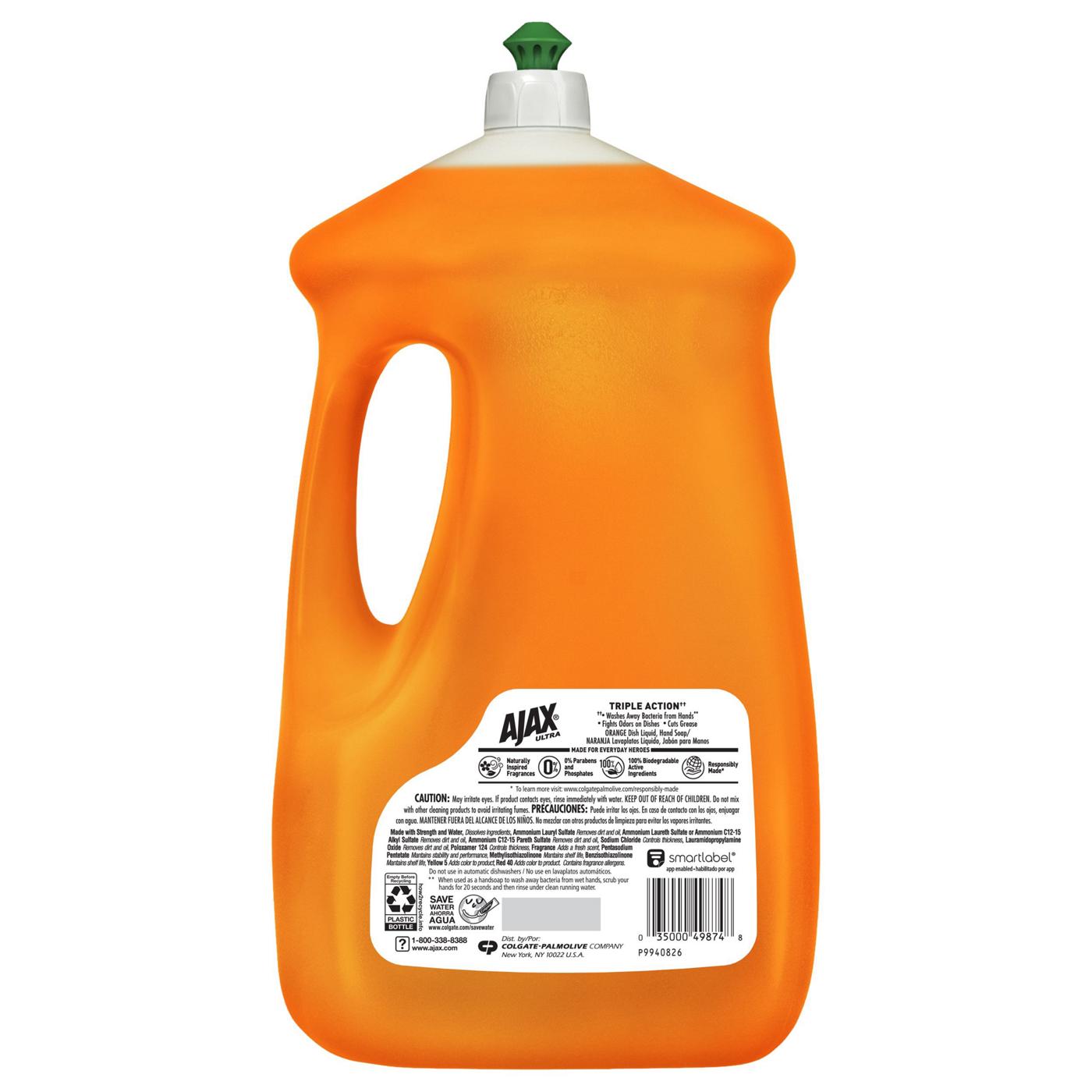 Ajax Ultra Triple Action Orange Scent Dish Soap; image 2 of 2