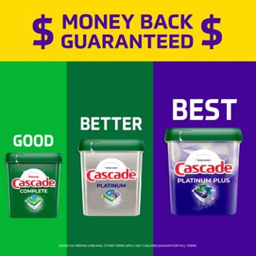 Cascade Complete Dishwasher Pods - Fresh Scent, 55 ct