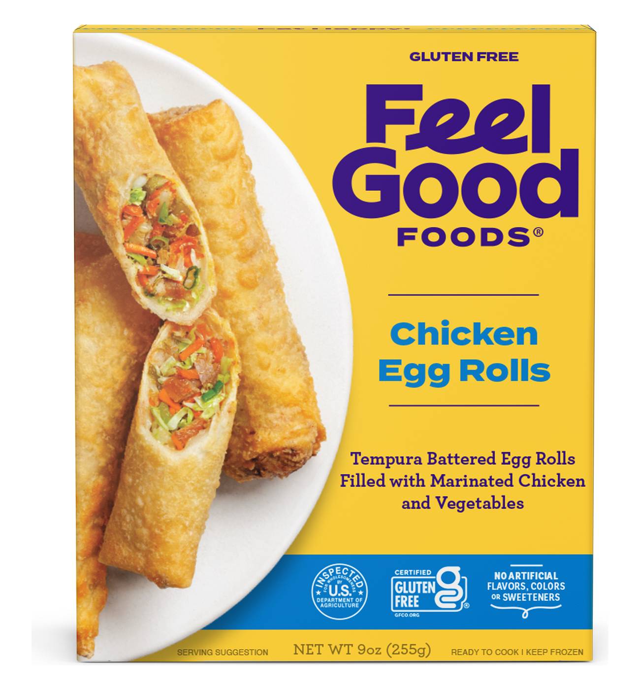 Feel Good Foods Gluten Free Chicken Egg Rolls; image 1 of 2