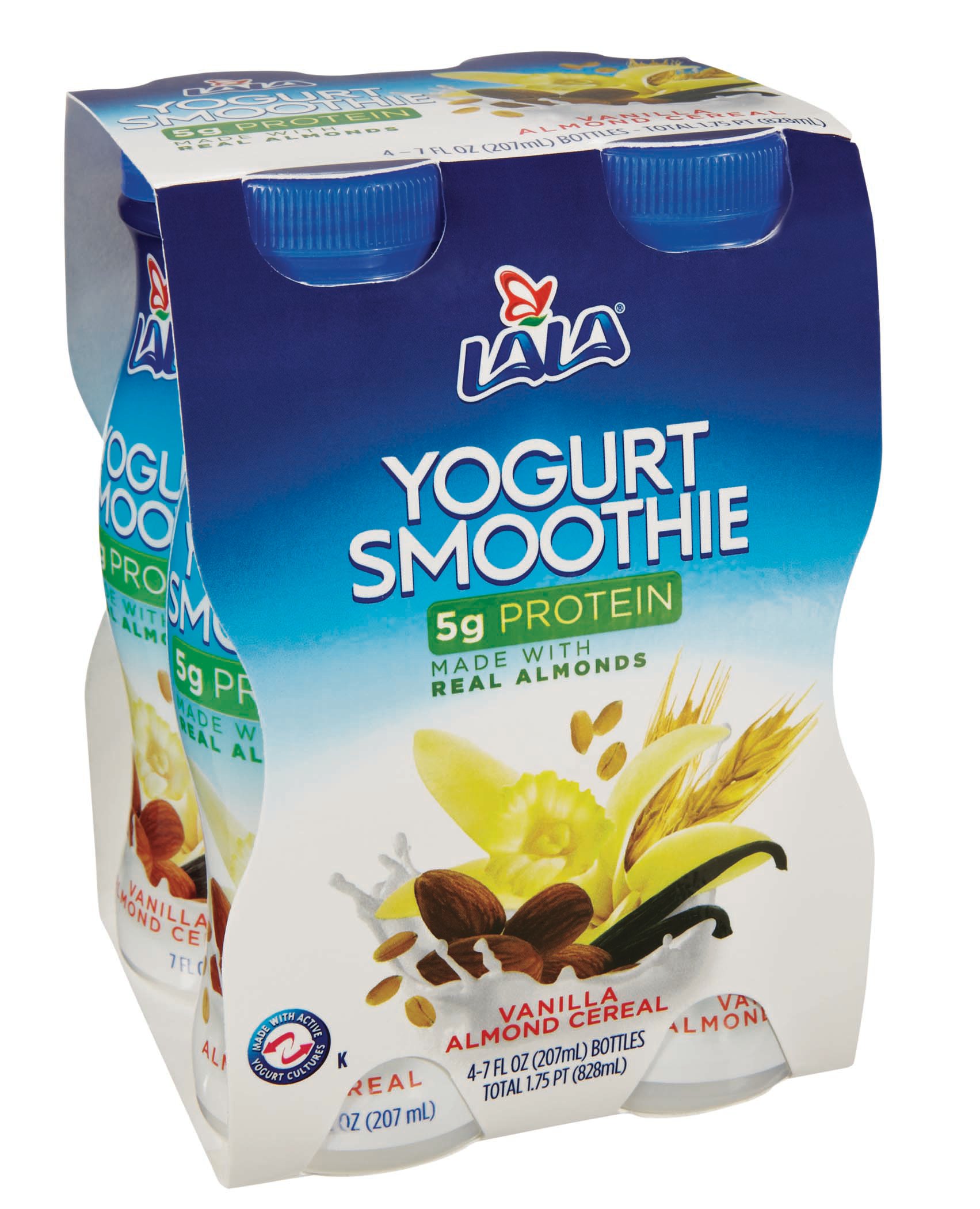 Lala Yogurt Smoothie, Vanilla Almond Cereal Shop Yogurt at HEB