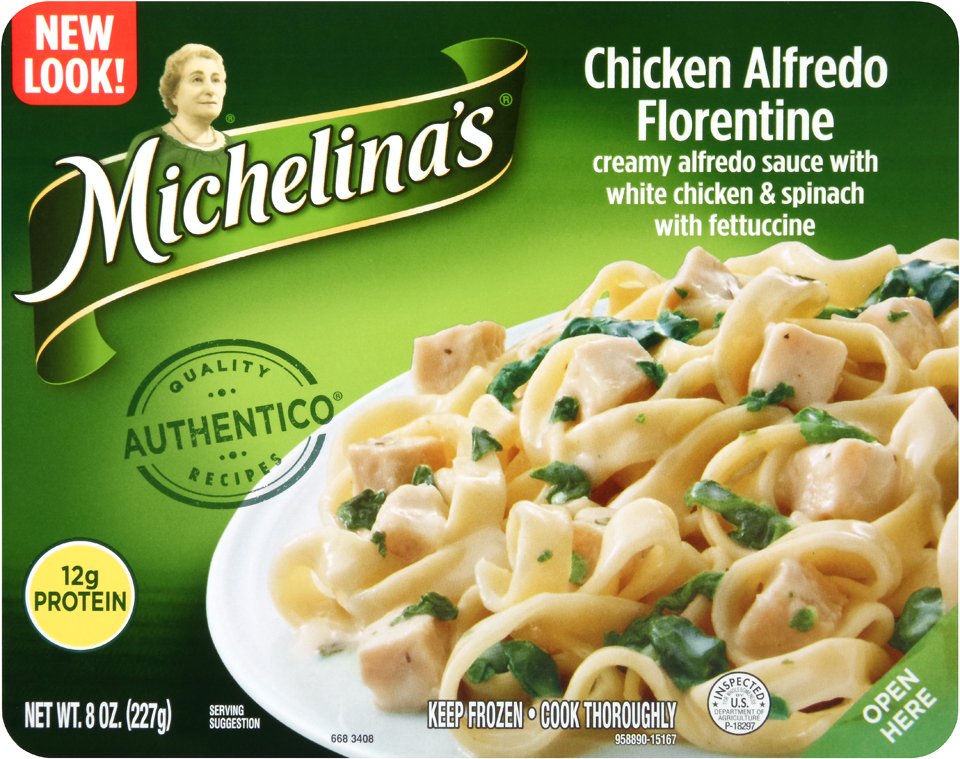 Michelina's Chicken Alfredo Florentine Shop Meals & Sides at HEB