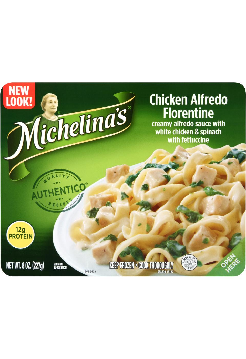 Michelina's Chicken Alfredo Florentine; image 1 of 2