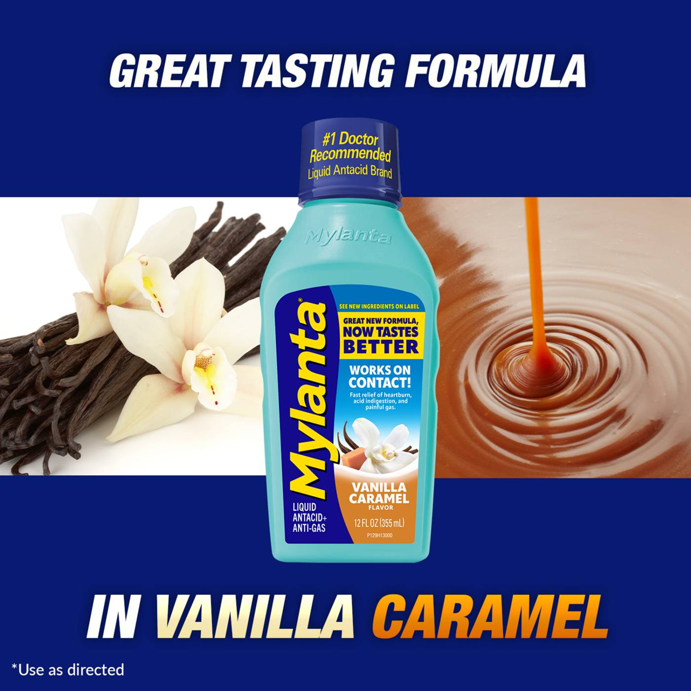 Mylanta Antacid & Anti-Gas Liquid - Vanilla Caramel; image 5 of 9