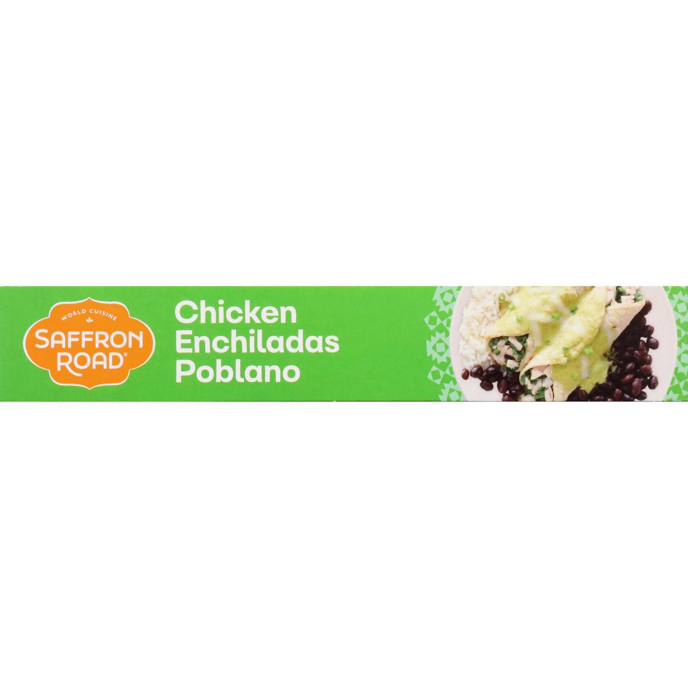 Saffron Road Gluten Free Chicken Enchiladas Poblano Mexican Frozen Dinner; image 3 of 6