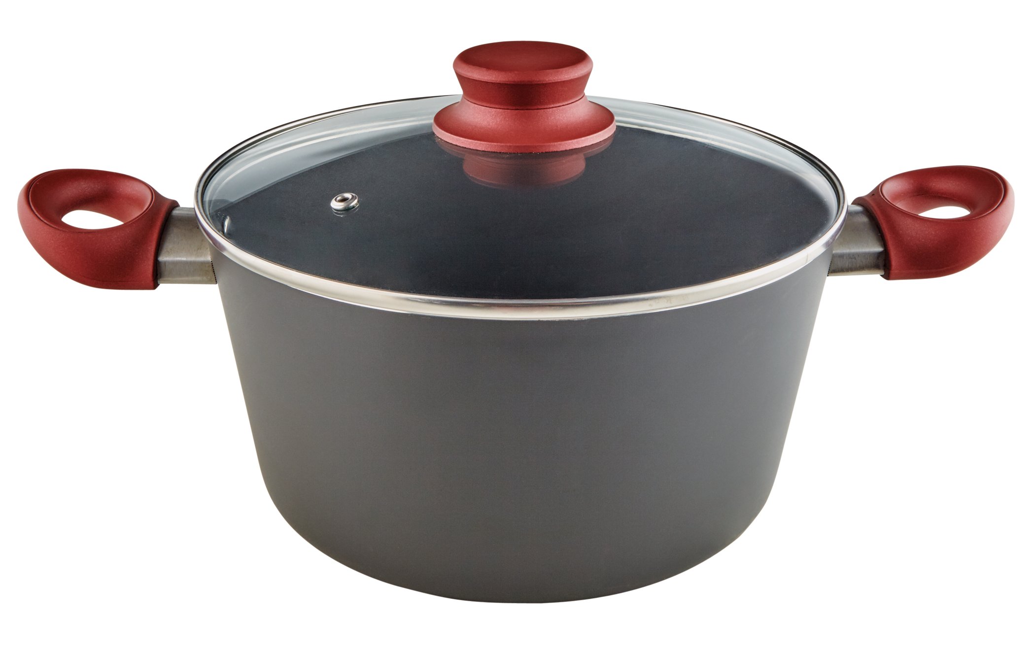 Cook Prep Eat 5 QT Dutch Oven with Red Handles Shop Dutch Ovens at HEB