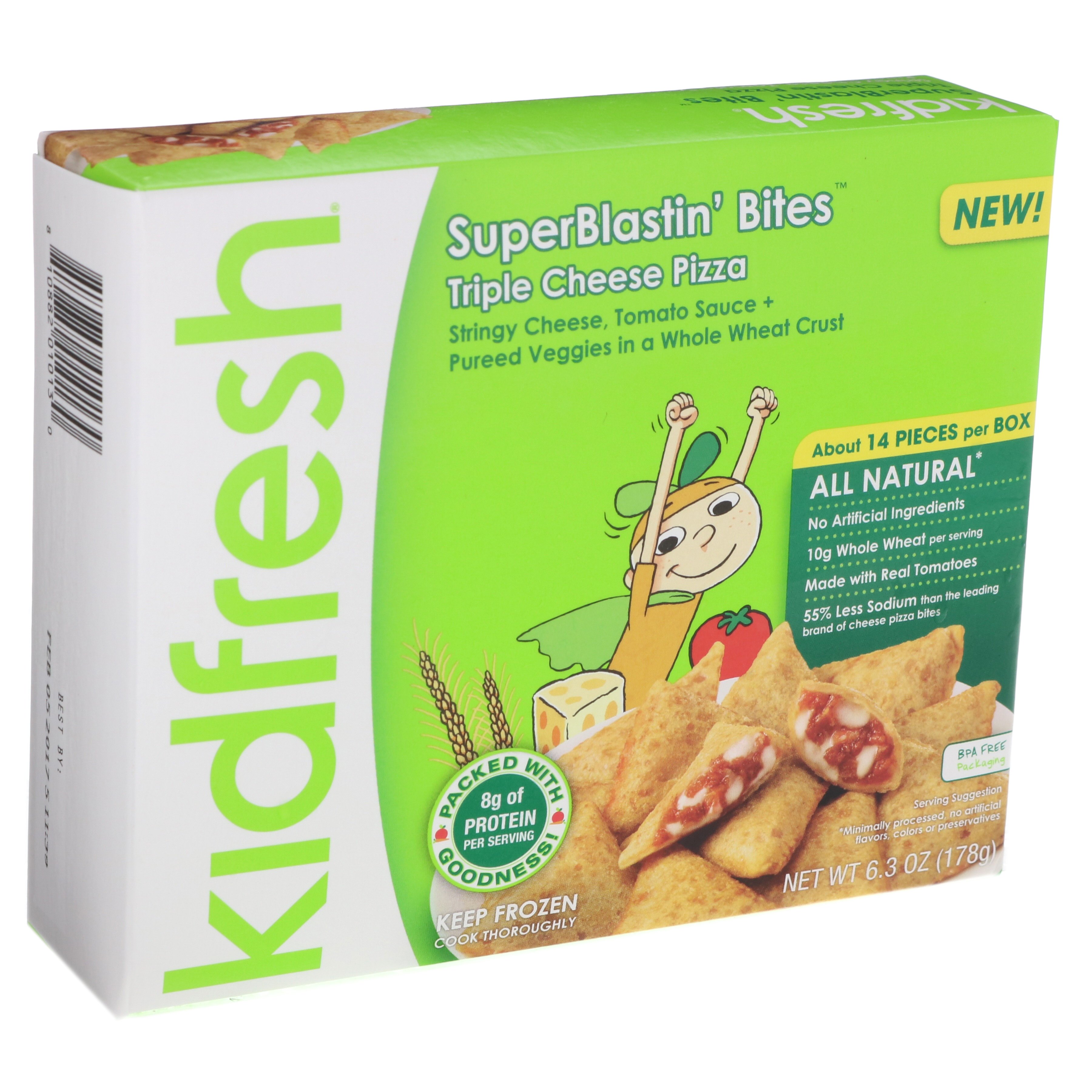 Kidfresh SuperBlastin' Bites Triple Cheese Pizza Shop Pizza at HEB