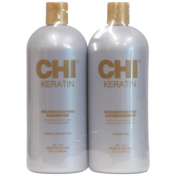 CHI Keratin Shampoo & Conditioner Duo, 32 oz