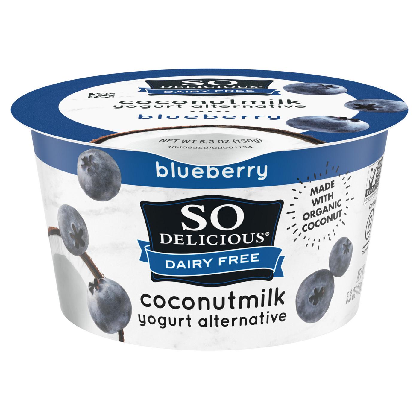 So Delicious Blueberry Coconut Milk Yogurt Alternative ; image 1 of 8