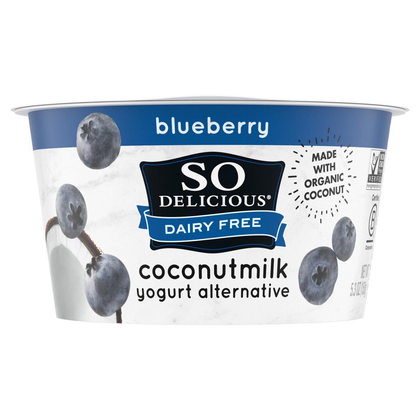 So Delicious Blueberry Coconut Milk Yogurt Alternative ; image 2 of 8