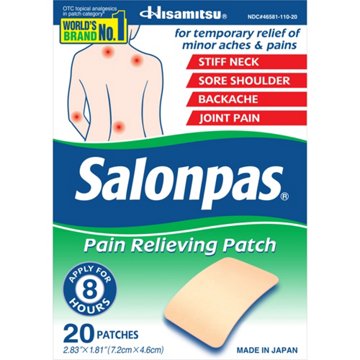 Salonpas Pain Relieving Patch, 20 ct