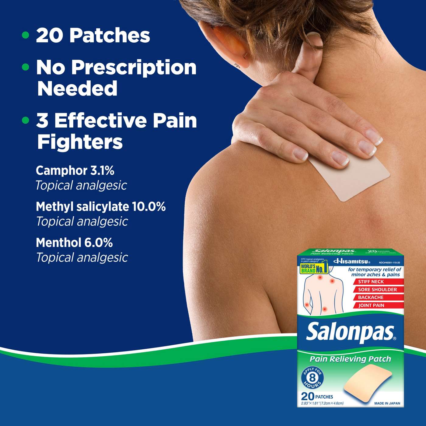 Salonpas Pain Relieving Patch; image 4 of 5