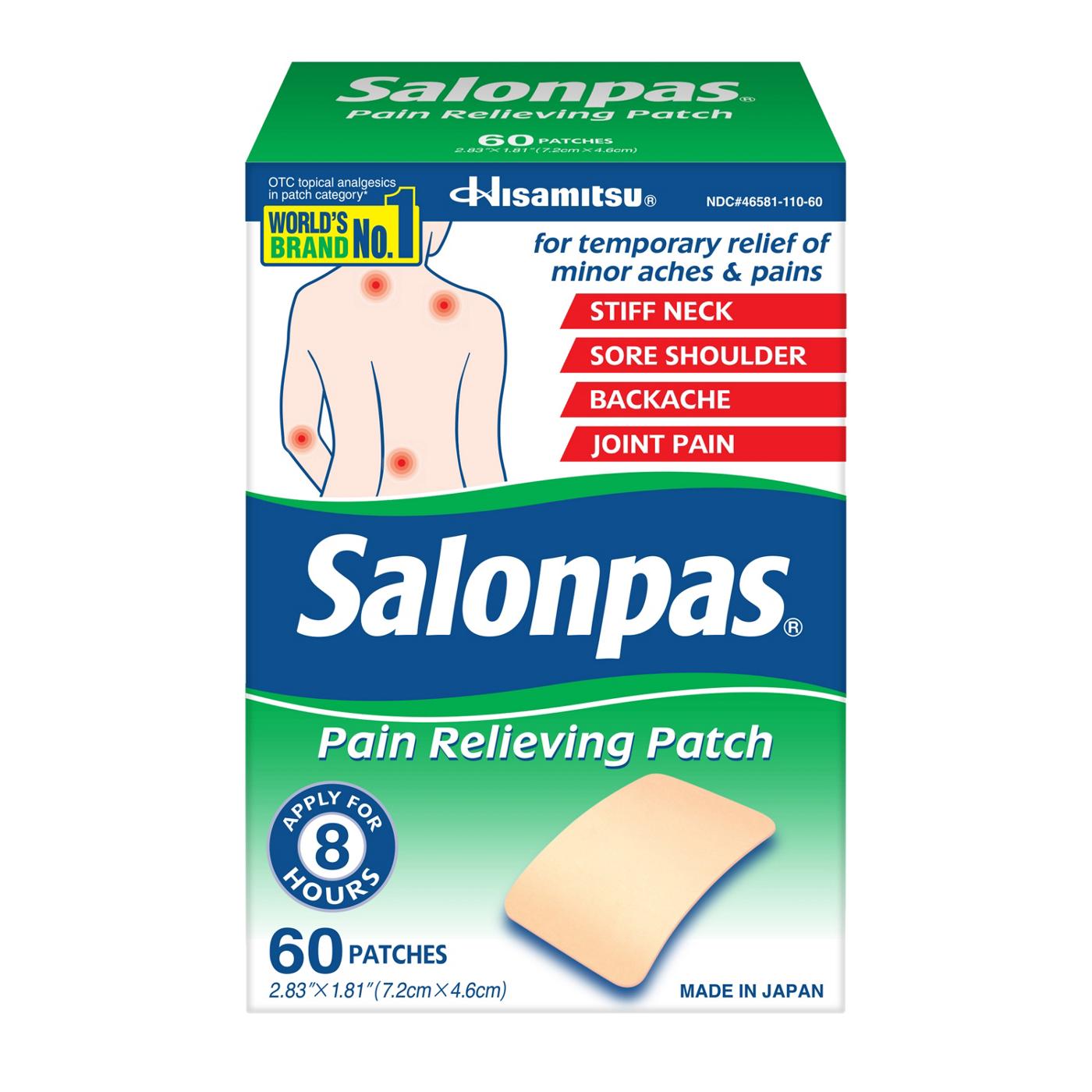 Salonpas Pain Relieving Patch; image 1 of 6
