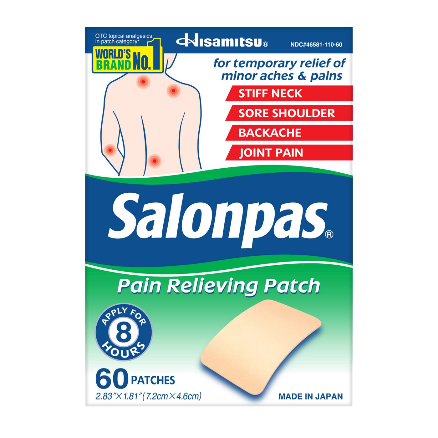 Salonpas Pain Relieving Patch; image 1 of 6