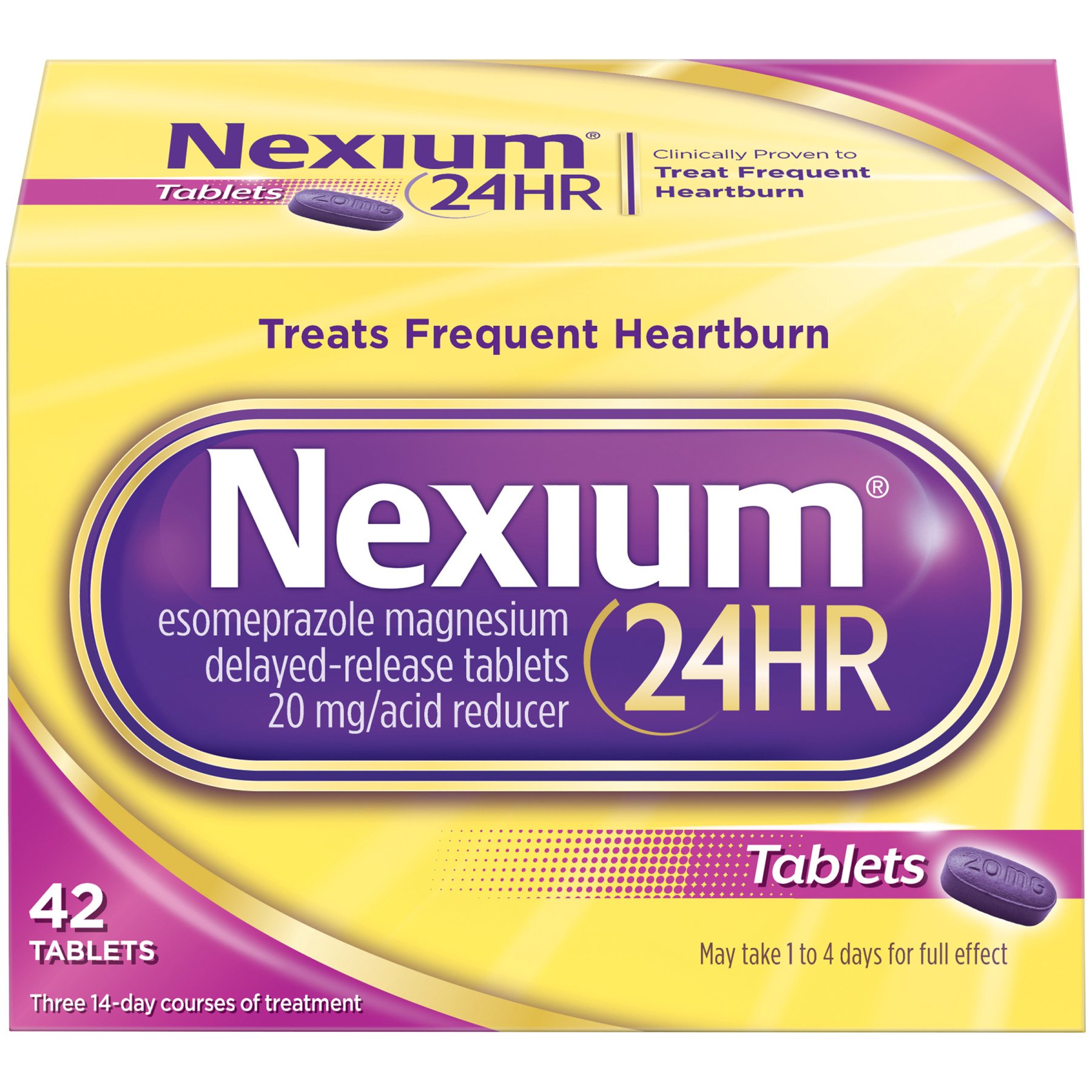 Nexium 24HR Esomeprazole Acid Reducer & Heartburn Relief Tablets Shop
