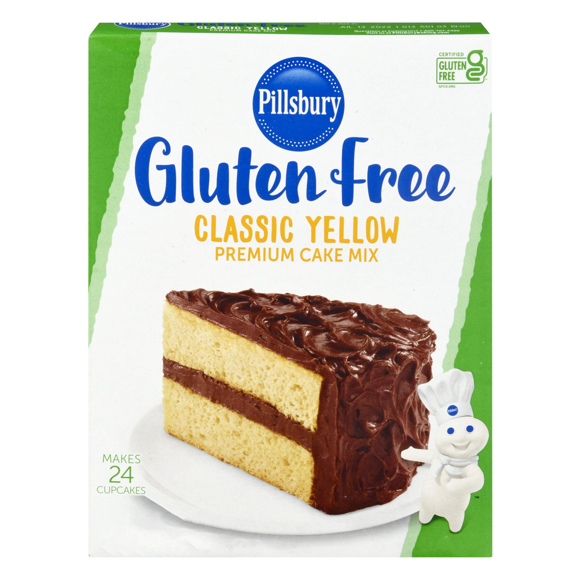 Pillsbury Gluten Free Classic Yellow Premium Cake Mix Shop Baking