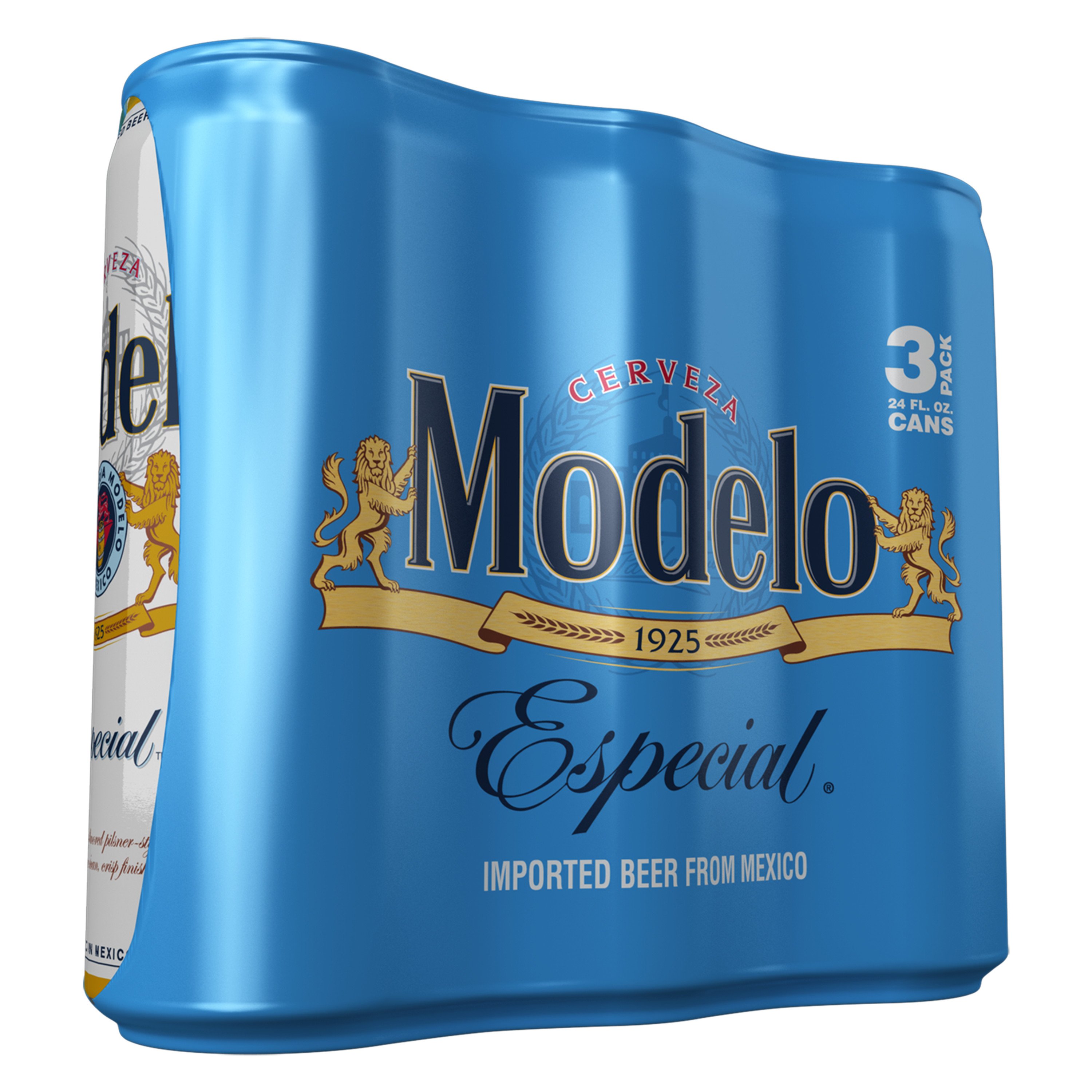 Modelo Especial Mexican Lager Import Beer 24 Oz Cans, 3 Pk - Shop Beer ...