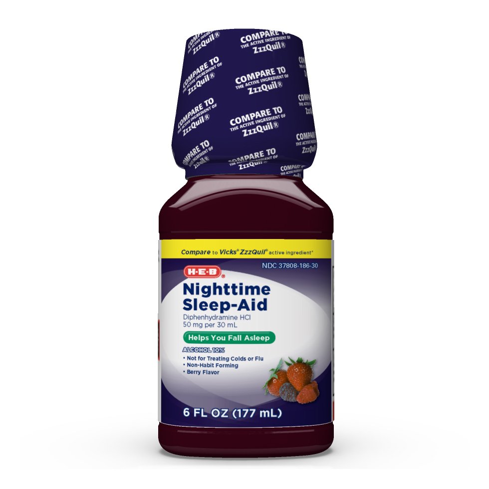 H-E-B Nighttime Sleep-Aid Berry - Shop Sleep & Snoring Aids At H-E-B