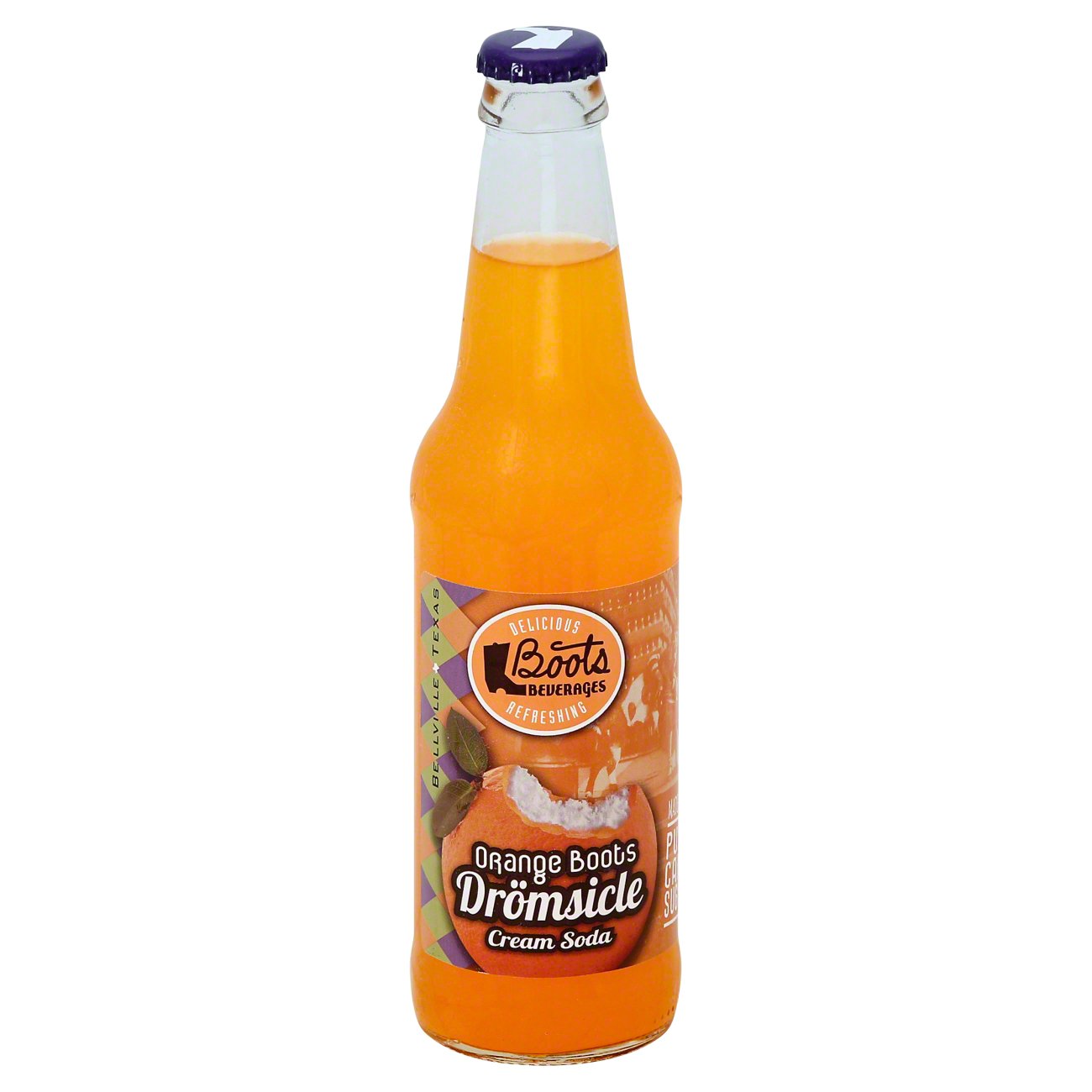Boots Beverages Orange Boots Dromsicle Cream Soda Shop Soda at HEB