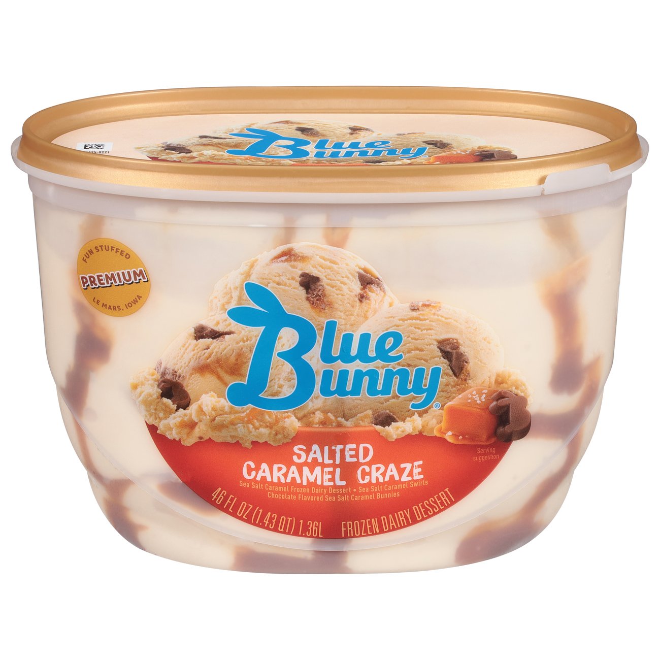 Blue Bunny Salted Caramel Craze Ice Cream Shop Ice Cream & Treats at