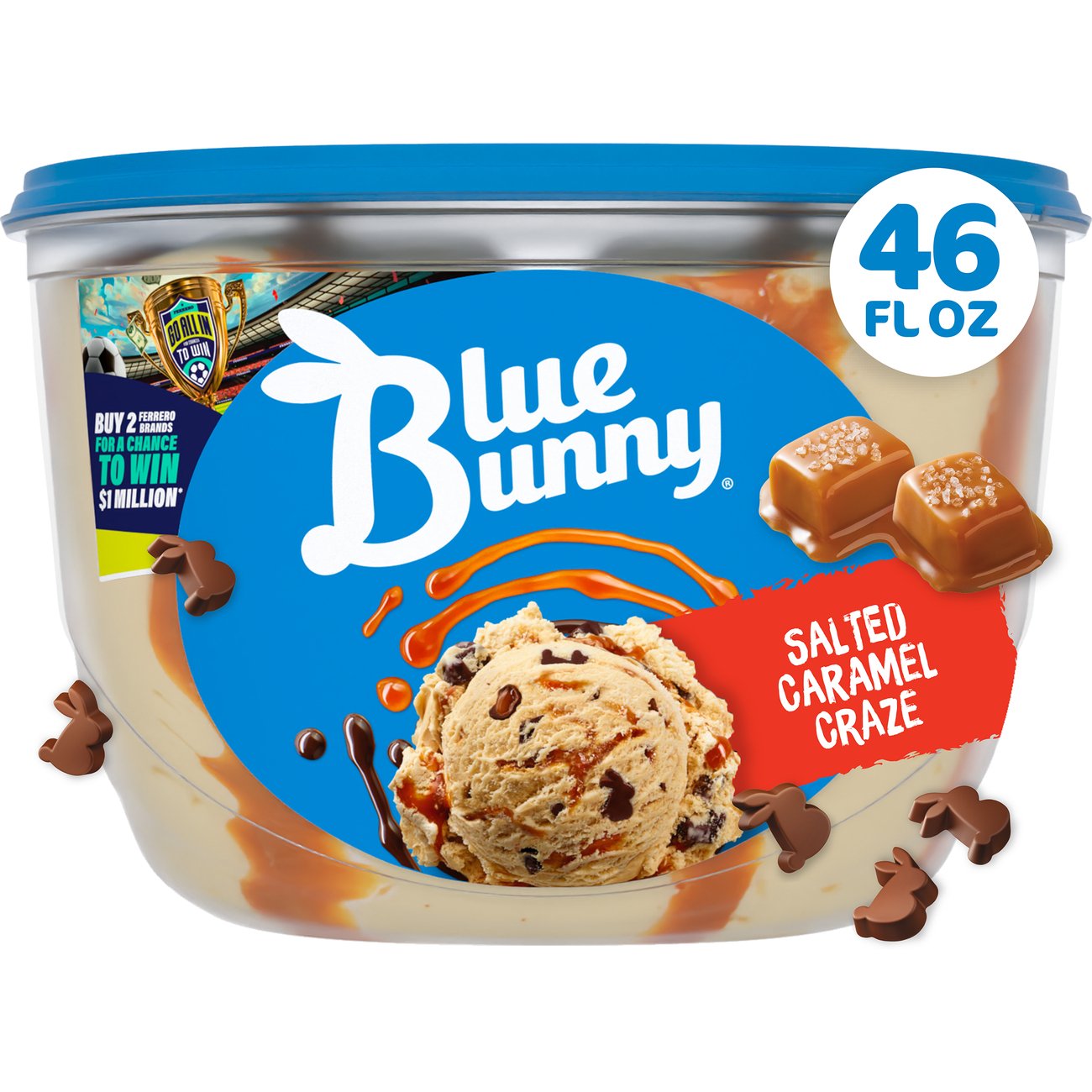 Blue Bunny Salted Caramel Craze Ice Cream - Shop Ice cream at H-E-B