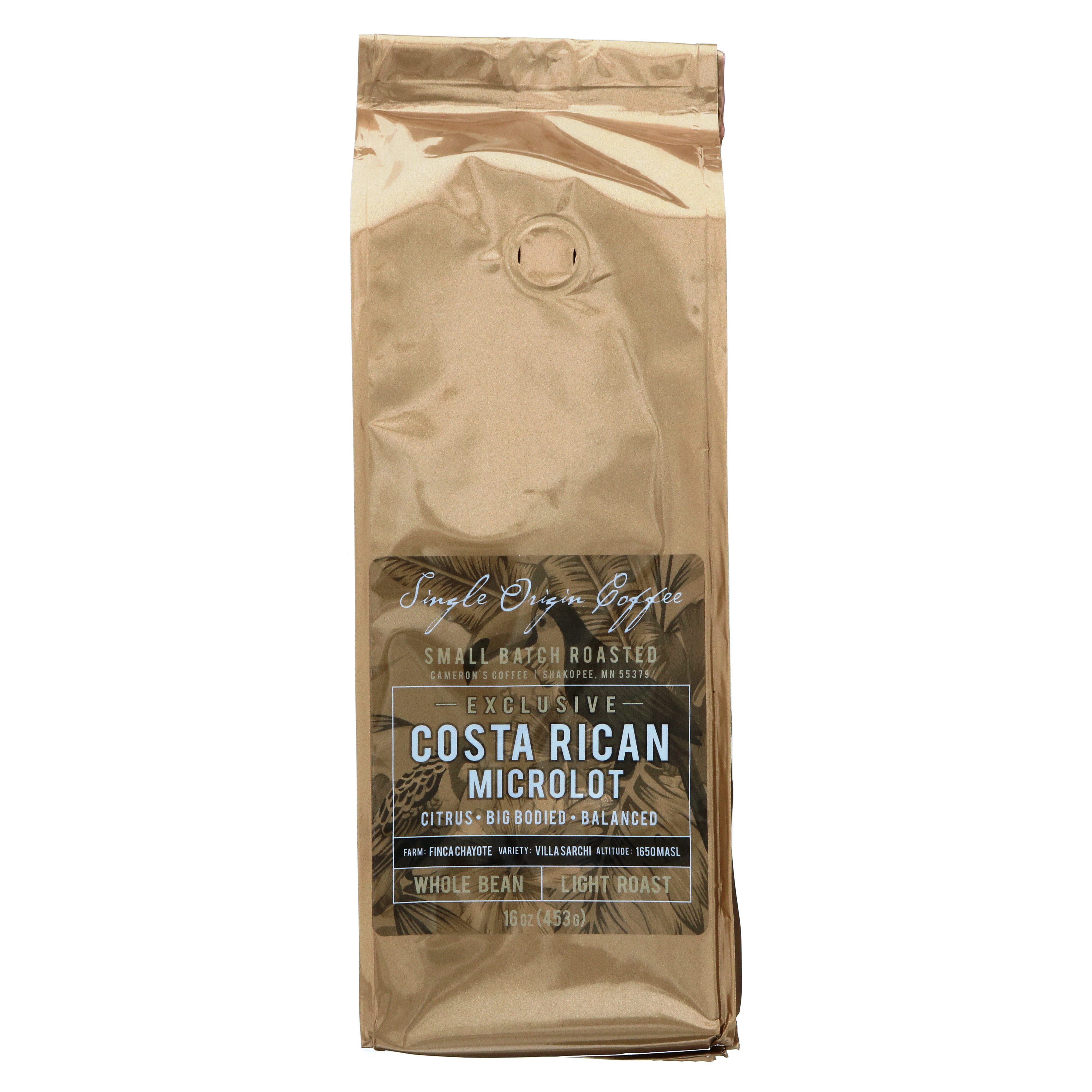 Cameron's Whole Bean Coffee Exclusive Costa Rican Microlot Shop