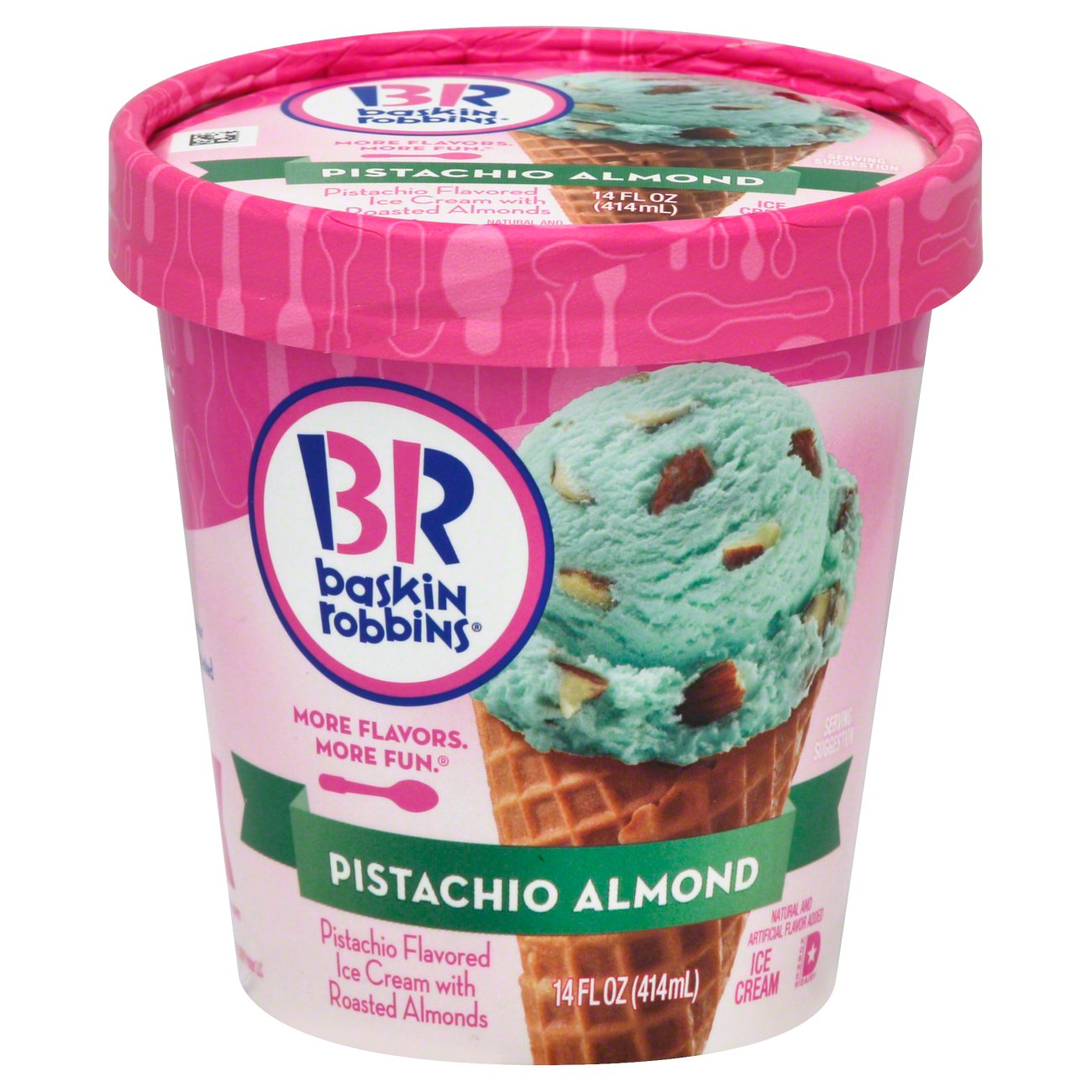 Baskin Robbins Pistachio Almond Ice Cream Shop Ice cream at HEB