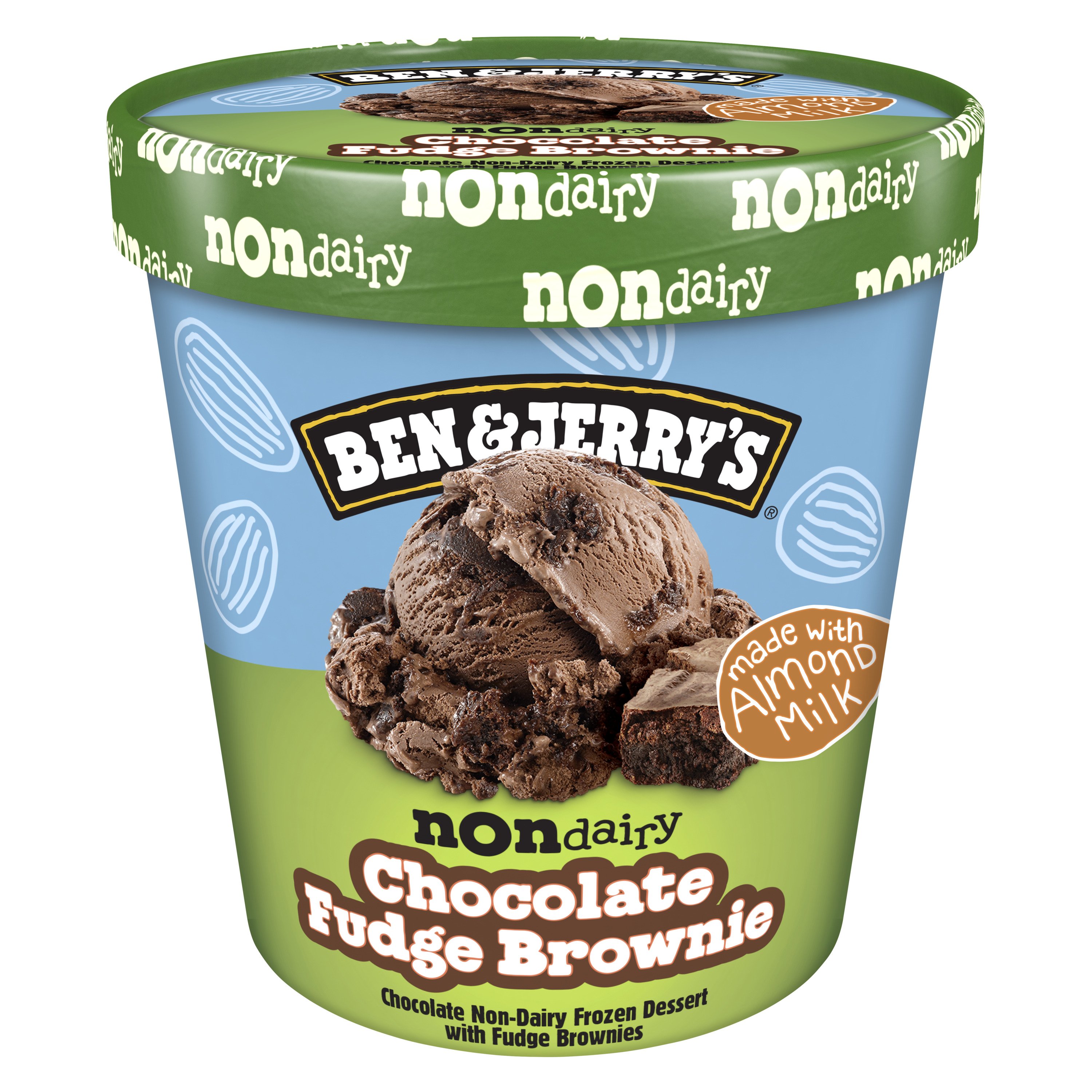 Ben Jerry S Chocolate Fudge Brownie Non Dairy Frozen Dessert Shop Ice Cream At H E B