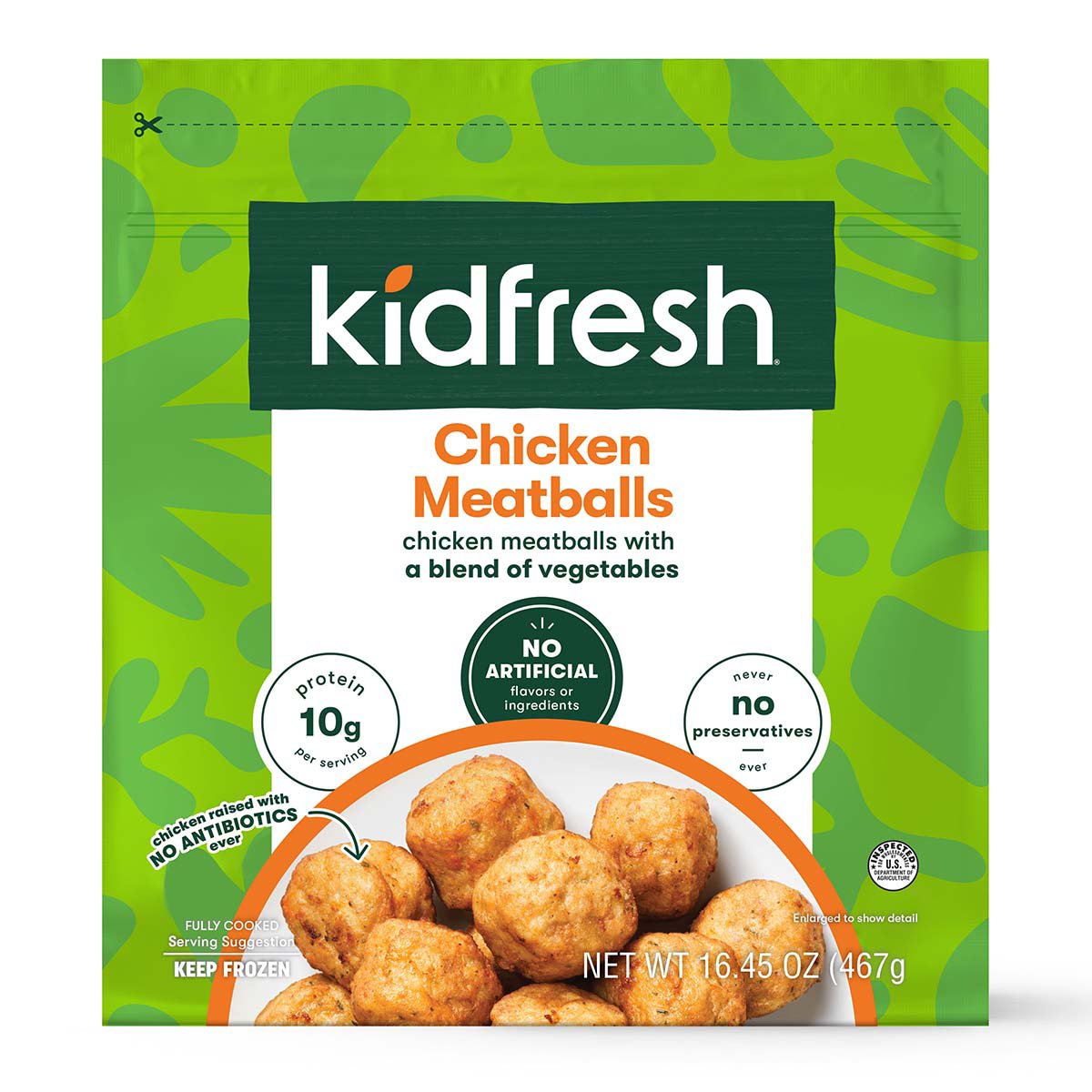 Kidfresh Frozen Chicken Meatballs Shop Meatballs at HEB