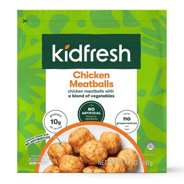 Kidfresh Frozen Chicken Meatballs, 16.45 oz
