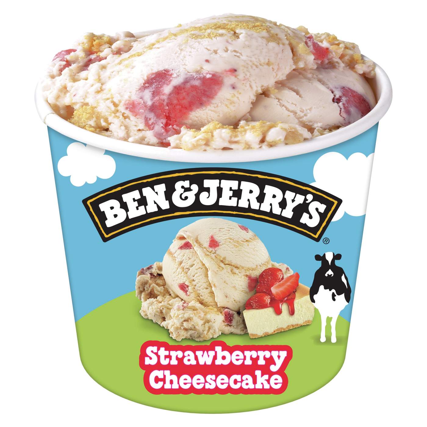 Ben & Jerry's Strawberry Cheesecake Ice Cream; image 5 of 7